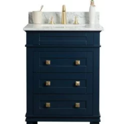 Royal Ibis 24 Inch Navy Blue Bathroom Vanity