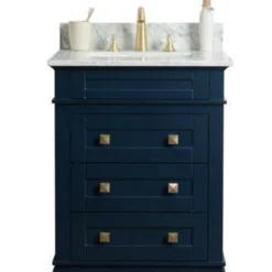 Royal Ibis 30 Inch Navy Blue Bathroom Vanity
