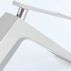Royal Cube Single Handle Lav Faucet Brushed Nickel -Royal Sales Store IMG 8752 40162 47435.1552188909