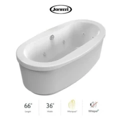 Jacuzzi Inizio 66" X 36" Freestanding Whirlpool With Whisper+ Technology™
