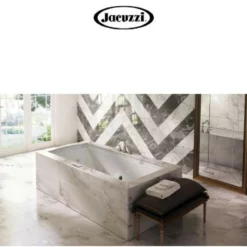 Jacuzzi 72" X 36" Fuzion Drop In Luxury Salon Spa Bathtub With 14 Jets, LCD Controls, Illumatherapy, Heater, Right Drain And Left Pump - Integrated Drain Assembly Included -Royal Sales Store JKZ 3.2 46920.1654109454