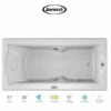 Jacuzzi 72" X 36" Fuzion Drop In Luxury Salon Spa Bathtub With 14 Jets, LCD Controls, Illumatherapy, Heater, Right Drain And Left Pump - Integrated Drain Assembly Included -Royal Sales Store JKZ 3 85605.1654109454