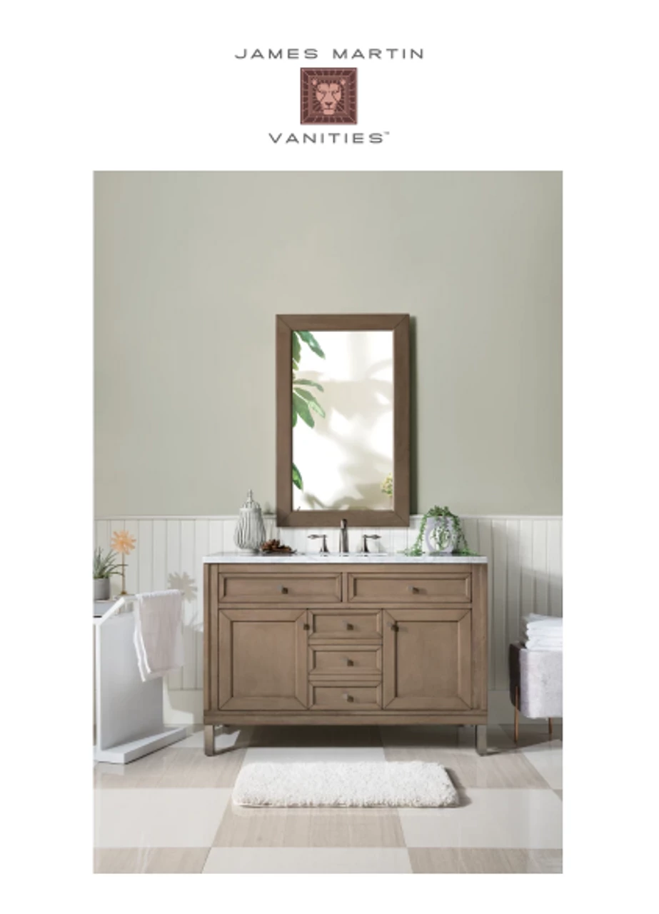 James Martin Vanities Chicago 48" Single Free Standing Or Wall Mounted / Floating Wood Vanity Cabinet Only - Less Vanity Top 5 James Martin Vanities Chicago 48" Single Free Standing Or Wall Mounted / Floating Wood Vanity Cabinet Only - Less Vanity Top - Image 3