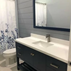 Royal Sanibel 60 Inch Navy Blue Single Sink Bathroom Vanity