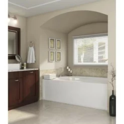 Jacuzzi 60" X 42" Signature Three Wall Alcove Whirlpool Bathtub With 6 Jets, Air Controls, Tiling Flange, Skirt, Right Drain, And Left Pump 10 Jacuzzi 60" X 42" Signature Three Wall Alcove Whirlpool Bathtub With 6 Jets, Air Controls, Tiling Flange, Skirt, Right Drain, And Left Pump -Royal Sales Store Jacuzzi 10.1 51547.1652121058