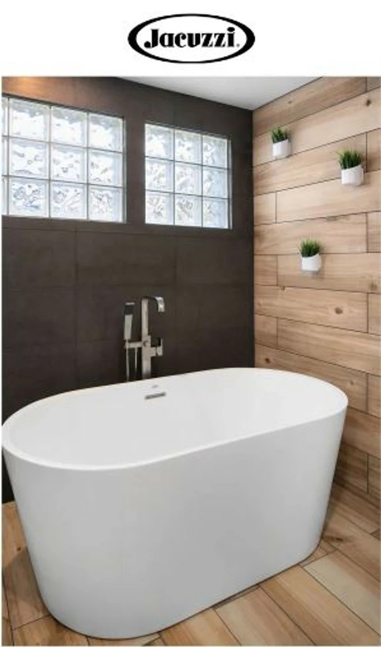 Jacuzzi Floor Mounted Tub Filler With Metal Lever Handle, Built-In Diverter, Single Function Hand Shower And Square Escutcheon 8 Jacuzzi Floor Mounted Tub Filler With Metal Lever Handle, Built-In Diverter, Single Function Hand Shower And Square Escutcheon - Image 6