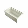 Kohler Archer Collection 60" Three Wall Alcove Jetted Whirlpool Bath Tub With Right Side Drain 1 Kohler Archer Collection 60" Three Wall Alcove Jetted Whirlpool Bath Tub With Right Side Drain -Royal Sales Store K 1122 RA 0 18062.1635343137