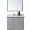 Royal Keyes 36 Inch Gray Offset Left Sink Bathroom Vanity 2 Royal Keyes 36 Inch Gray Offset Left Sink Bathroom Vanity -Royal Sales Store KEY 4 97726.1657981761