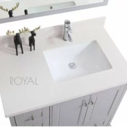 Royal Keyes 40 Inch Gray Offset Right Sink Bathroom Vanity 10 Royal Keyes 40 Inch Gray Offset Right Sink Bathroom Vanity -Royal Sales Store KEY 5.7 74963.1657982874