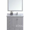 Royal Keyes 40 Inch Gray Offset Right Sink Bathroom Vanity 1 Royal Keyes 40 Inch Gray Offset Right Sink Bathroom Vanity -Royal Sales Store KEY 5 93396.1657982874
