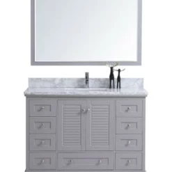 Royal Keyes 48 Inch Gray Bathroom Vanity