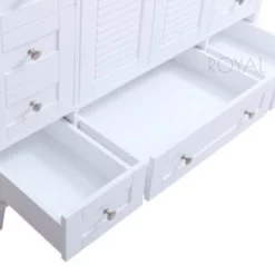 Royal Keyes 48 Inch White Bathroom Vanity With Stone Top -Royal Sales Store KEY 7.3 78536.1657984027