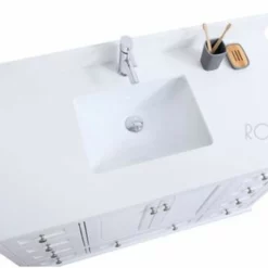 Royal Keyes 48 Inch White Bathroom Vanity With Stone Top -Royal Sales Store KEY 7.6 30208.1657984027