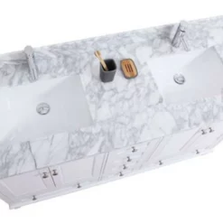 Royal Keyes 60 Inch White Double Sink Bathroom Vanity -Royal Sales Store KEY 8.1 34204.1657984604