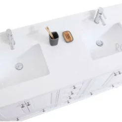 Royal Keyes 60 Inch White Double Sink Bathroom Vanity -Royal Sales Store KEY 8.2 45567.1657984604