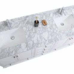 Royal Keyes 72 Inch White Double Sink Bathroom Vanity -Royal Sales Store KEY 9.3 28967.1657985505