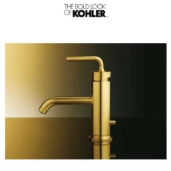 Kohler Purist 1.2 GPM Single Hole Bathroom Faucet With Pop-Up Drain Assembly -Royal Sales Store KHL 1.2 39814.1654874573