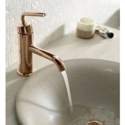 Kohler Purist 1.2 GPM Single Hole Bathroom Faucet With Pop-Up Drain Assembly -Royal Sales Store KHL 1.4 24109.1654874573