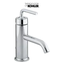 Kohler Purist 1.2 GPM Single Hole Bathroom Faucet With Pop-Up Drain Assembly