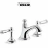 Kohler Artifacts Widespread Bathroom Faucet With Lever Handles - Free Metal Pop-Up Drain Assembly With Purchase