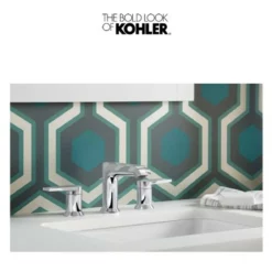Kohler Hint 1.2 GPM Widespread Bathroom Faucet With Pop-Up Drain -Royal Sales Store KLR 2.5 50846.1655147791