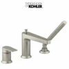Kohler Taut Deck Mounted Roman Tub Filler With Built-In Diverter - Includes Hand Shower -Royal Sales Store K 1 15366.1653149460