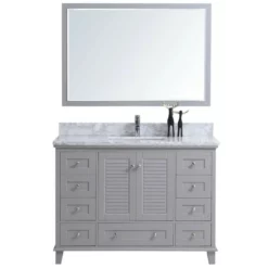 Royal Keys 60" Single Sink Bathroom Vanity -Royal Sales Store Keys 48 Gray 1 87285.1619534282