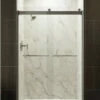 Kohler Levity 74" High X 47-5/8" Wide Bypass Frameless Shower Door With Clear Glass -Royal Sales Store Kohler 2 Matte Nickel 27295.1653167077