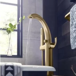 Moen Voss Floor Mounted Tub Filler With Riser And Built-In Diverter - Includes Hand Shower -Royal Sales Store MOEN 4.5 63098.1653405629