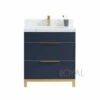 Royal Mercer 30 Inch Navy Blue Bathroom Vanity With Gold Hardware -Royal Sales Store MRC 1.3 59861.1657566504