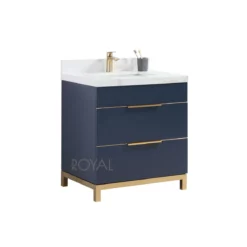 Royal Mercer 30" Bathroom Vanity 25 Royal Mercer 30" Bathroom Vanity -Royal Sales Store Mercer 30inch Blue 2 74033.1626100159