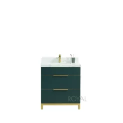 Royal Mercer 30" Bathroom Vanity 30 Royal Mercer 30" Bathroom Vanity -Royal Sales Store Mercer 30inch Green 1 15708.1626100160