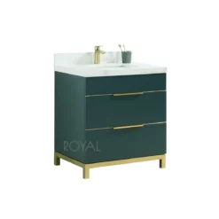 Royal Mercer 30" Bathroom Vanity 31 Royal Mercer 30" Bathroom Vanity -Royal Sales Store Mercer 30inch Green 2 26825.1626100161