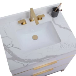 Royal Mercer 30" Bathroom Vanity 21 Royal Mercer 30" Bathroom Vanity -Royal Sales Store Mercer 30inch White 3 12102.1626100158