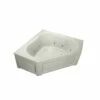 PROFLO 60" X 60" Whirlpool Bathtub With 8 Hydro Jets And EasyCare Acrylic - Drop In Or Corner Alcove Installation (Right Hand Pump) -Royal Sales Store PFWPLUSA6060L 0 74658.1634494638