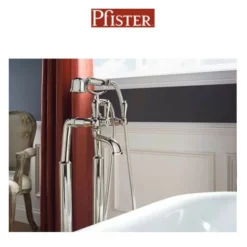 Pfister Freestanding Floor Mounted Tub Filler With Metal Lever Handles - Includes Personal Hand Shower 11 Pfister Freestanding Floor Mounted Tub Filler With Metal Lever Handles - Includes Personal Hand Shower -Royal Sales Store Pfister .3 50035.1652972082