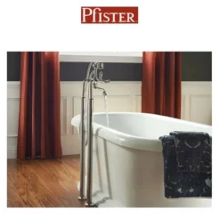 Pfister Freestanding Floor Mounted Tub Filler With Metal Lever Handles - Includes Personal Hand Shower 13 Pfister Freestanding Floor Mounted Tub Filler With Metal Lever Handles - Includes Personal Hand Shower -Royal Sales Store Pfister .5 62766.1652972082
