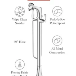 Pfister Rhen Free Standing Tub Filler - Includes Hand Shower 10 Pfister Rhen Free Standing Tub Filler - Includes Hand Shower -Royal Sales Store Pfister 2.5 27167.1652974626