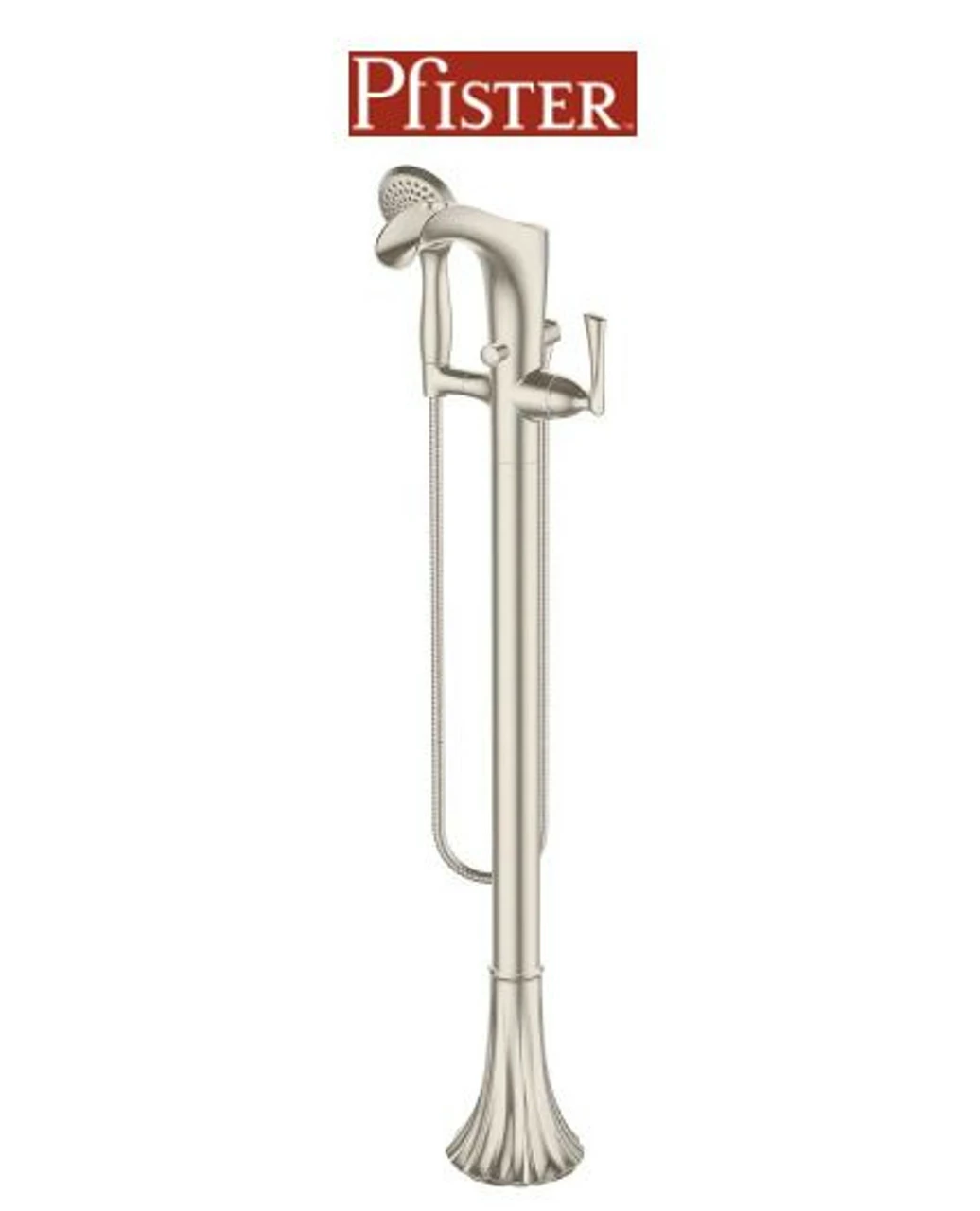 Pfister Rhen Free Standing Tub Filler - Includes Hand Shower 3 Pfister Rhen Free Standing Tub Filler - Includes Hand Shower
