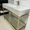 Royal Pina 48 Inch Bathroom Vanity Brushed Gold Frame -Royal Sales Store ROY 1 38035.1655221439