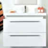 Rubi Arto 24" White Wall Mount Bathroom Vanity -Royal Sales Store RUBI 1.5 77137.1657222105