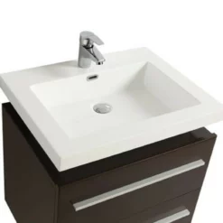 Rubi Arto 24" Espresso Wall Mount Bathroom Vanity -Royal Sales Store RUBI 2.3 48267.1657222751