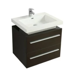 Rubi Arto 24" Espresso Wall Mount Bathroom Vanity -Royal Sales Store RUBI 2.4 11543.1657222751