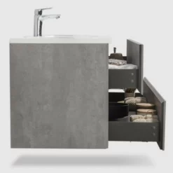 Royal Treviso 24" Cement Grey Wall Mounted Bathroom Vanity -Royal Sales Store R Edi 1.2 47961.1661349939