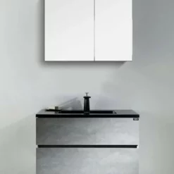 Royal Treviso 30" Grey / Black Top Wall Mounted Bathroom Vanity -Royal Sales Store R Edi 2.1 13592.1661350701