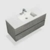 Royal Treviso 30" Cement Grey Wall Mounted Bathroom Vanity