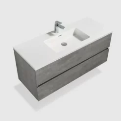 Royal Treviso 30" Cement Grey Wall Mounted Bathroom Vanity