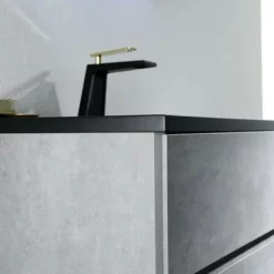 Royal Treviso 48" Grey / Black Top Wall Mounted Bathroom Vanity -Royal Sales Store R Edi 7.2 36672.1661356091