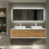 Royal Novara 63" White / Wood Wall Mounted Double Bathroom Vanity -Royal Sales Store R Fiona 4 92385.1673043148