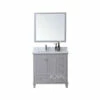 Royal Keys 36" Bathroom Vanity 1 Royal Keys 36" Bathroom Vanity -Royal Sales Store Royal Keyes 36 Left Gray 1 96091.1620311003